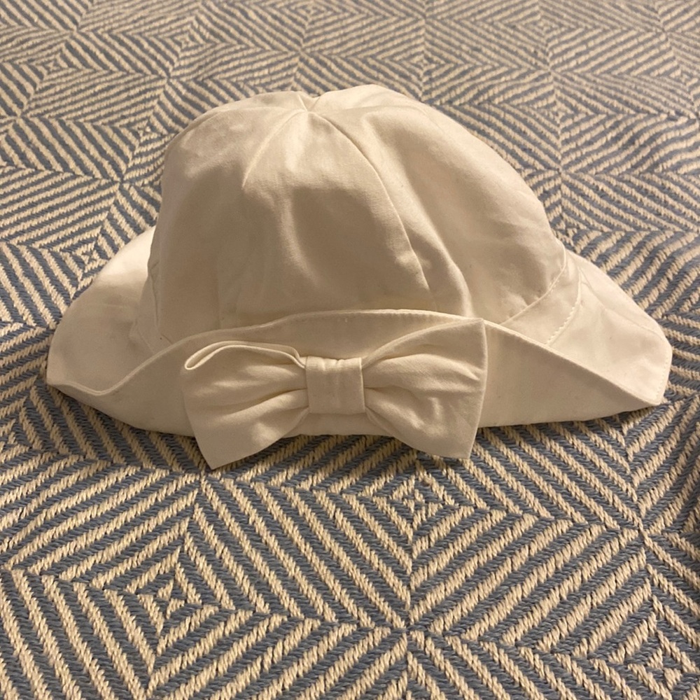 Gymboree Baby White Sun Hat Size 0-3 Month